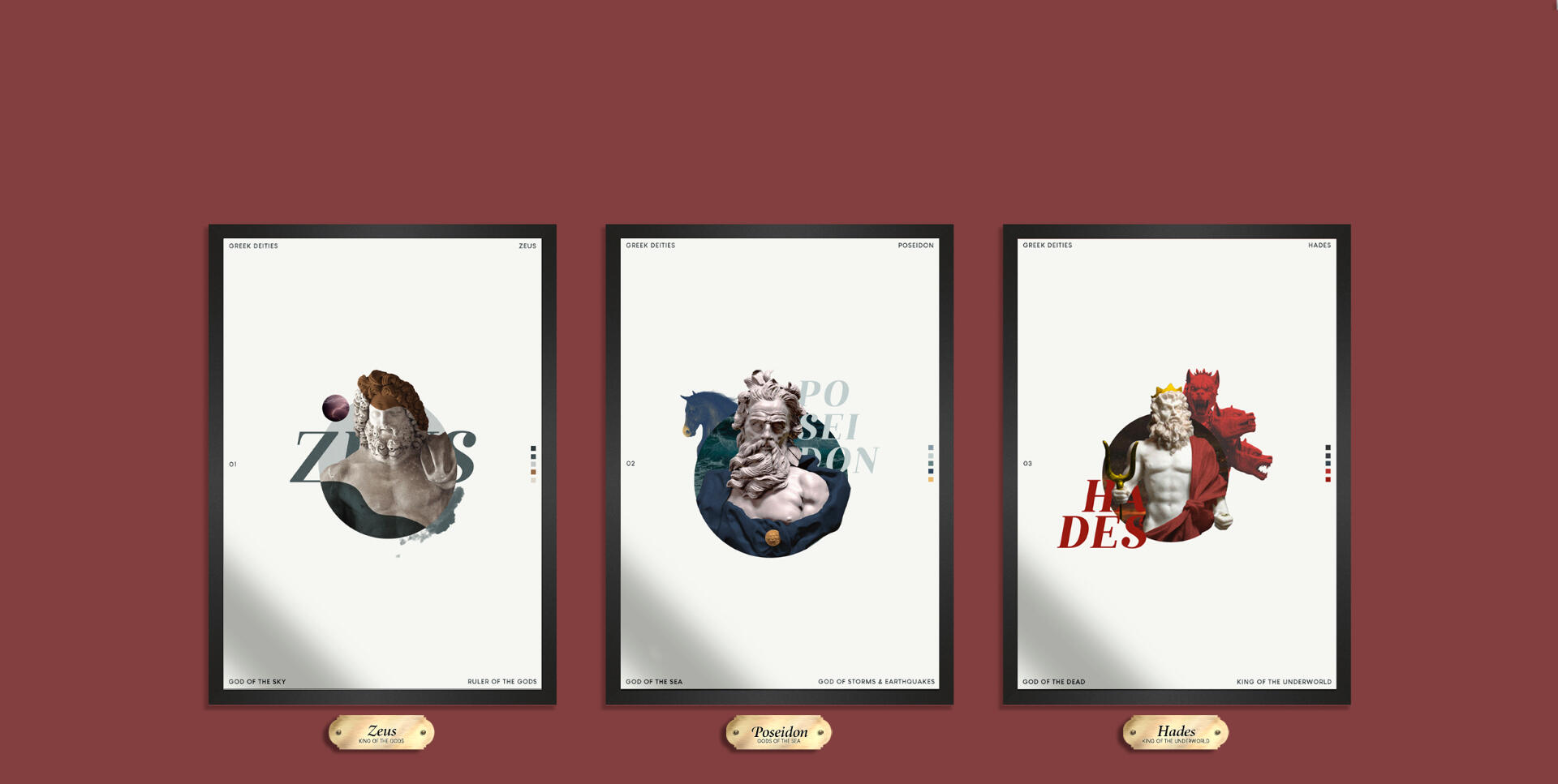 zeus, poseidon, hades